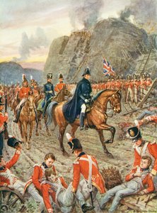Hertugen af Wellington (1769-1852) ved belejringen af Badajos af Howard Davie