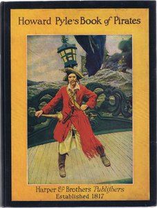 Forsidedesign, fra Howard Pyles Book of Pirates udgivet af Harper & Bros, 1921 af Howard Pyle