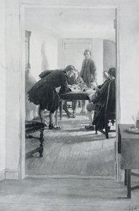 I Old Raleigh Tavern, illustration fra 