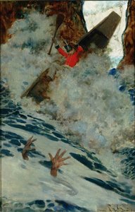 The Boat and I Got by him with a Rush, fra 