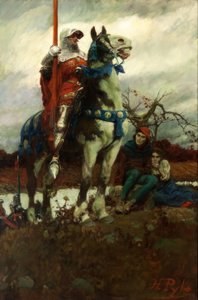 Lancasters ankomst af Howard Pyle