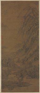 Sommerbjerge efter Dong Yuan [aktiv omkring ad 937-975], 1290-1354. af Huang Gongwang