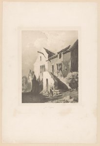 Huse nær Bougival Pres Bougival (titel på objekt) Fragmenter af landskaber (serietitel) Fragments de paysages (serietitel)