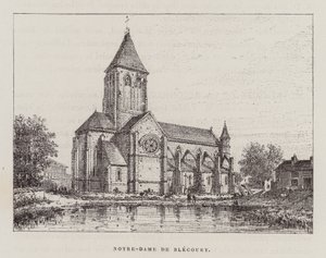 Notre-Dame De Blecourt (kobberstik) af Hubert Clerget