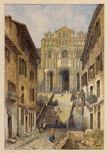 Notre-Dame De France, Au Puy (farvelitografi) af Hubert Clerget
