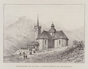 Notre-Dame De La Vie, A Saint-Martin De Belleville (stik) af Hubert Clerget
