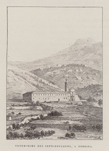 Notre-Dame Des Sept-Douleurs, A Corbara (kobberstik) af Hubert Clerget