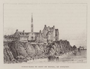 Notre-Dame Du Bout Du Monde, Au Conquet (kobberstik) af Hubert Clerget