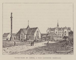 Notre-Dame Du Chene, A Vion, Ancienne Chapelle (kobberstik) af Hubert Clerget