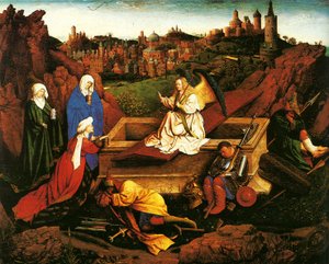 De tre Mariaer ved graven, ca. 1440 af Hubert Eyck