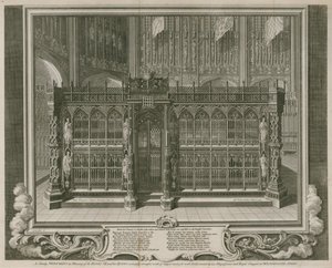 Et stateligt monument til minde om kong Henrik VII og hans dronning