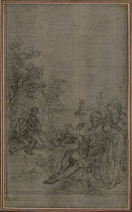 Studie til vignetten i Lucretius