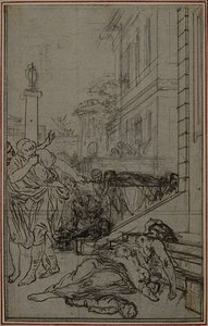Studie til vignetten i Lucretius