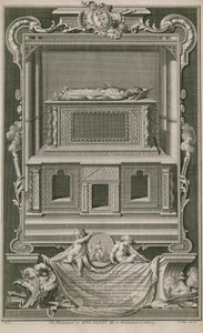 Monumentet af kong Henrik III af Hubert Francois Gravelot