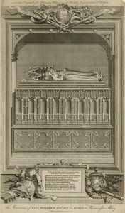 Monumentet af kong Richard II og Ann hans dronning af Hubert Francois Gravelot