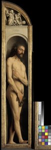 Adam, detalje fra venstre fløj af Gent-altertavlen af Hubert & Jan van (1390 1441) Eyck