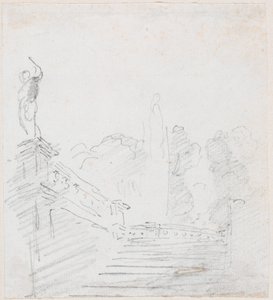 Monumental trappe af Hubert Robert