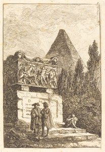 Sarkofagen af Hubert Robert