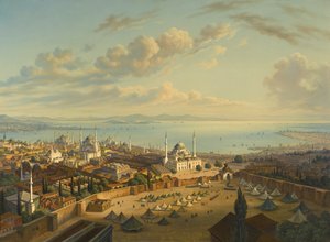 Konstantinopel fra Ildtårnet i Beyazit