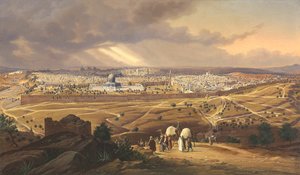 Udsigt over Jerusalem, 1847