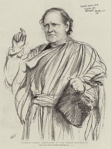 Gurnos Jones, dirigent for den walisiske Eisteddfod af Hubert von Herkomer