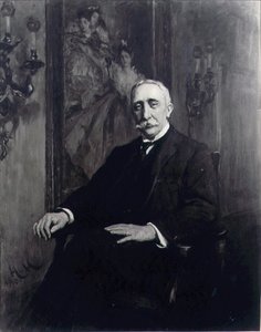 Portræt af Sir Carl Meyer (1851-1922) ca. 1910 (olie på lærred) af Hubert von Herkomer