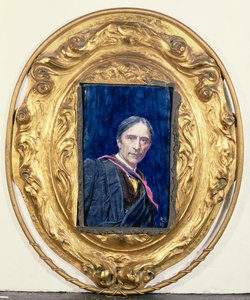 Selvportræt af kunstneren, 1878 (olie) af Hubert von Herkomer