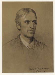 Selvportræt af Hubert Herkomer af Hubert von Herkomer