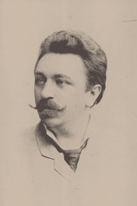 Portræt af komponisten Eugen Hildach 1849-1924.