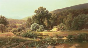 Sommer i Blue Ridge, 1874 af Hugh Bolton Jones