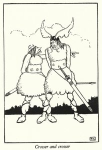 Crossere og crossovere (litho) af Hugh Chesterman