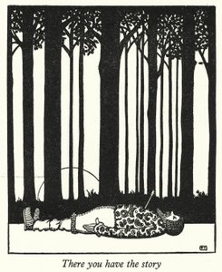 Der har du historien (litho) af Hugh Chesterman