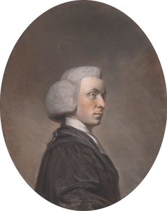 Portræt af en guddommelig af Hugh Douglas Hamilton