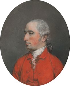 Portræt af en gentleman af Hugh Douglas Hamilton