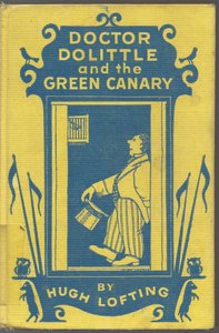 Bogomslag til Doctor Dolittle and the Green Canary af Hugh Lofting, 1940