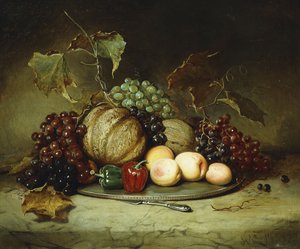 Bountiful Still Life, 1855 af Hugh Newell