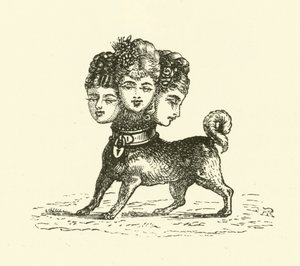 Hun Cerberus (gravering)