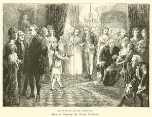 En aften hos Sir Joshuas af Hugh Thomson