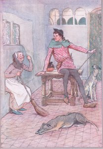 Har din tilbedelse ikke et behov over dit øje?, illustration fra The Merry Wives of Windsor, 1910 af Hugh Thomson