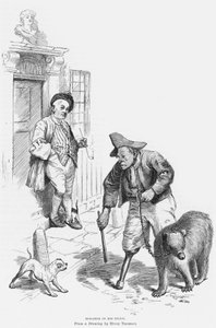Hogarth i sit arbejdsværelse af Hugh Thomson