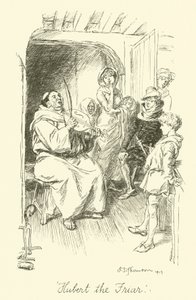 Hubert the Friar (litho) af Hugh Thomson