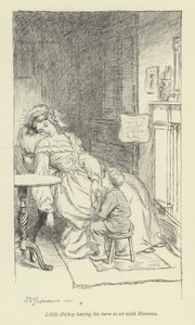Illustration til Amos Barton af George Eliot af Hugh Thomson