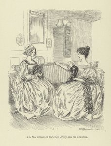 Illustration til Amos Barton af George Eliot af Hugh Thomson