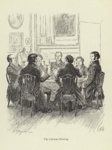 Illustration til Amos Barton af George Eliot af Hugh Thomson