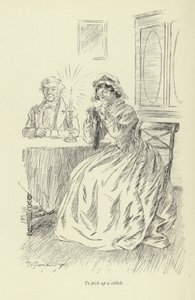 Illustration til Amos Barton af George Eliot af Hugh Thomson