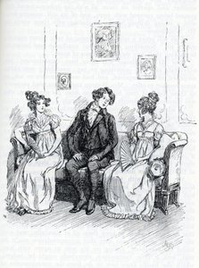 Illustration til "Emma" af Jane Austen (illustration) af Hugh Thomson