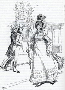 Illustration til "Emma" af Jane Austen (illustration) af Hugh Thomson