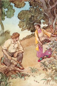 Illustration til J M Barrie The Admirable Crichton af Hugh Thomson