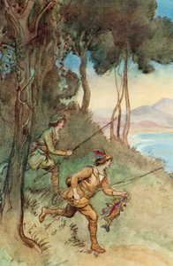 Illustration til J M Barrie The Admirable Crichton af Hugh Thomson