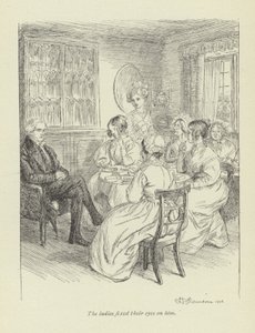 Illustration til Janets Repentance af George Eliot af Hugh Thomson